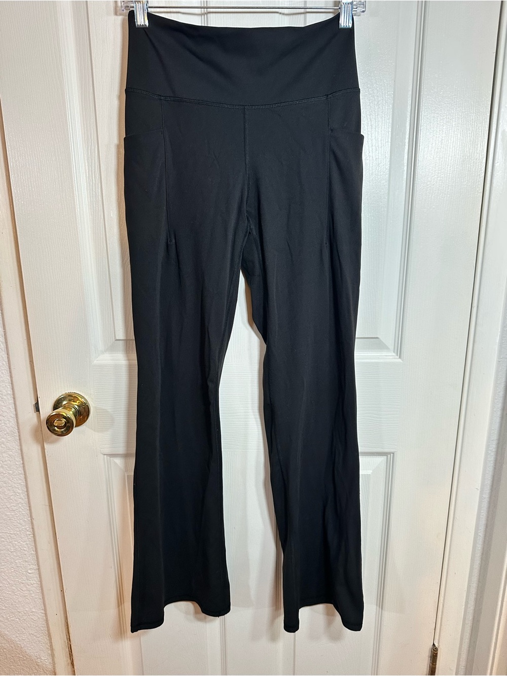 Avia Black Boot Cut Flare Yoga Pants Small